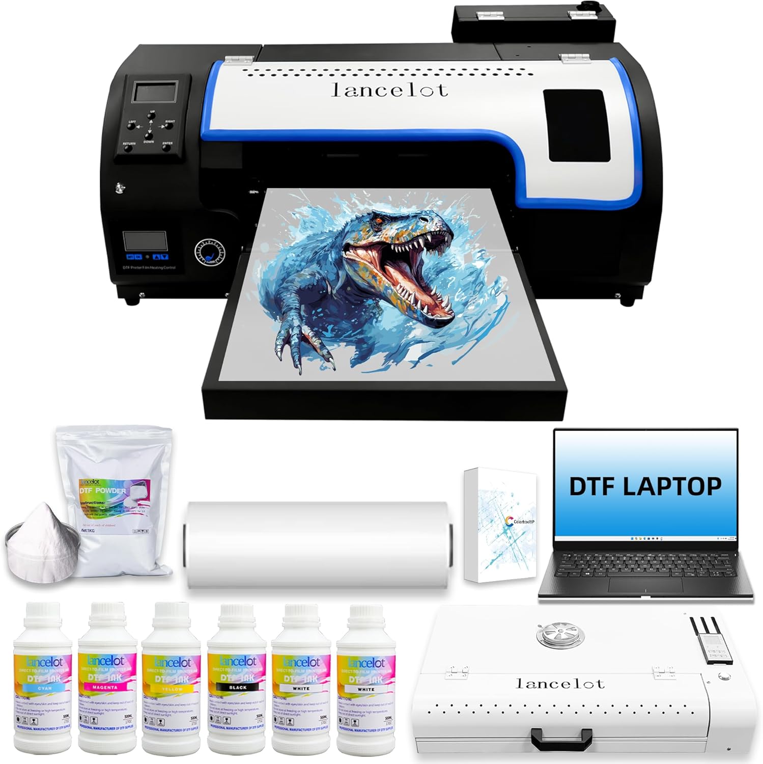 Lancelot M1630 PRO DTF Printer A3 DTF Printing Kit with Automatic Cleaning and Automatic Cutting Function Double 2× Speed Compared to L1800